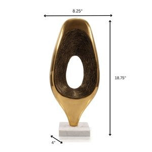 Marble Abstract Tabletop Sculpture