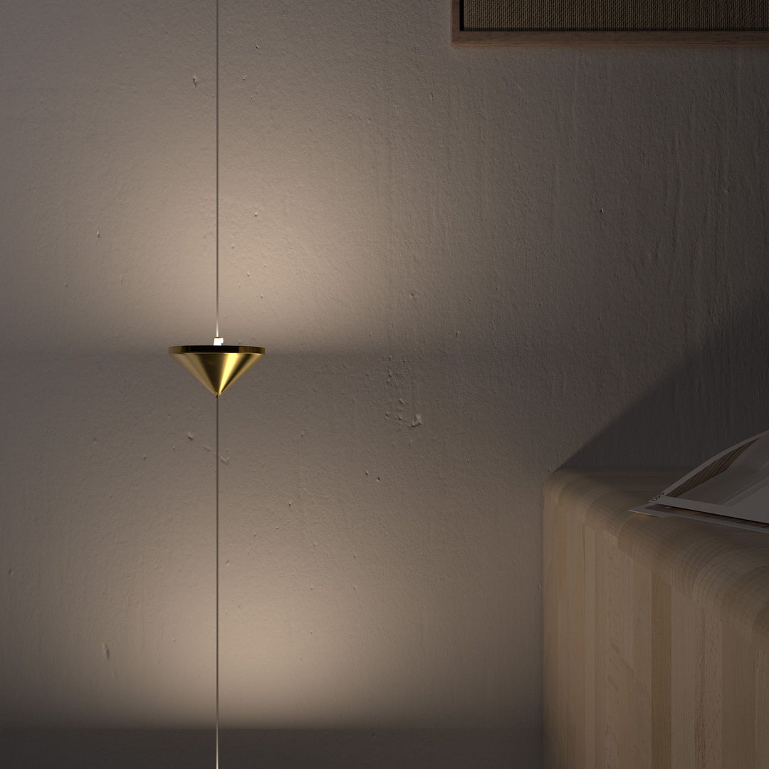 Marble Brass LED Floor Light