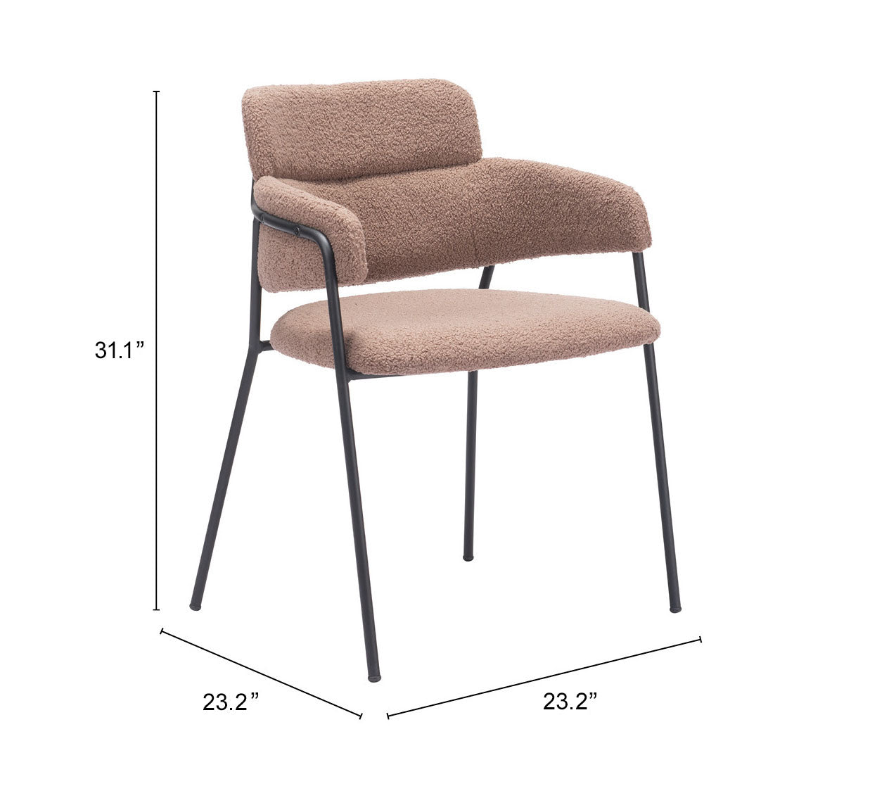 Marcel Dining Chair Brown