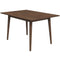 Mary Modern Style Solid Wood Rectangular Dining Kitchen Table 47" Walnut