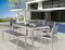 Metropolitan Double Bench Gray & Silver