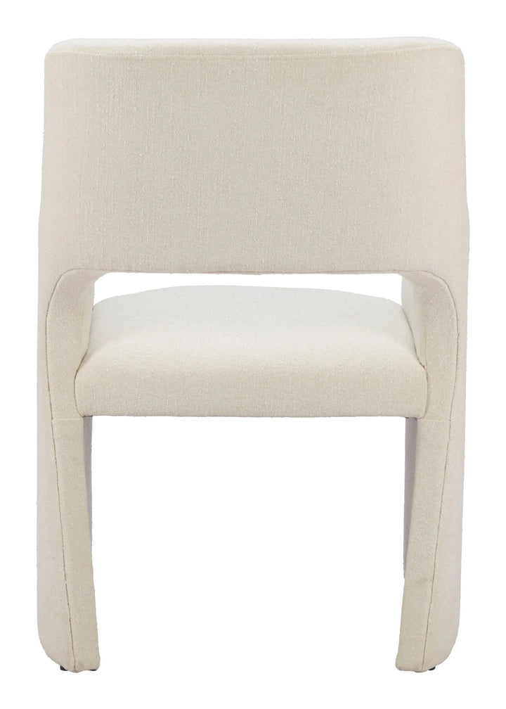 Minet Dining Chair Linen White