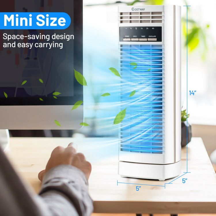 Mini Oscillating Tower Fan