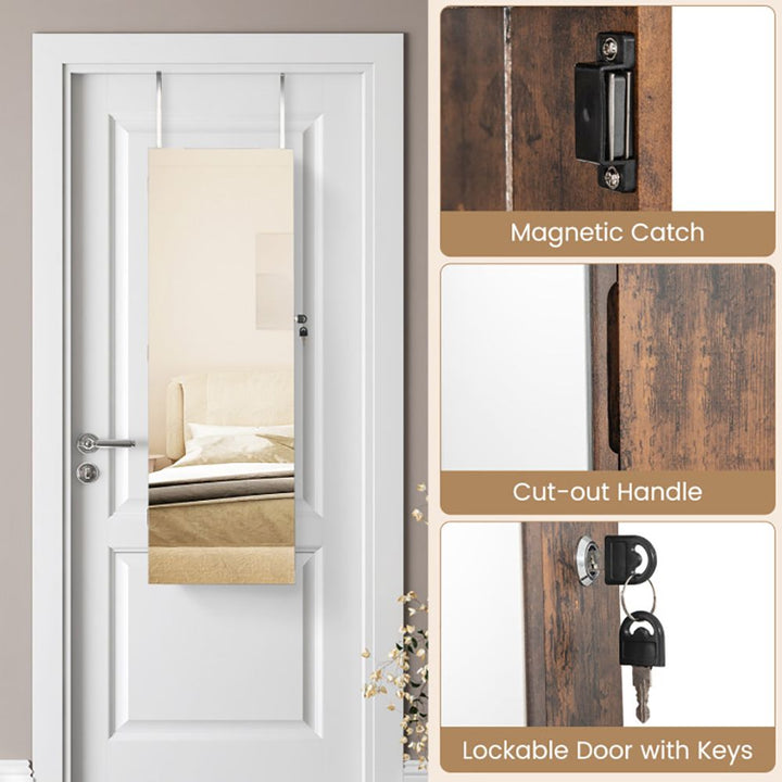  Mirror Jewelry Armoire