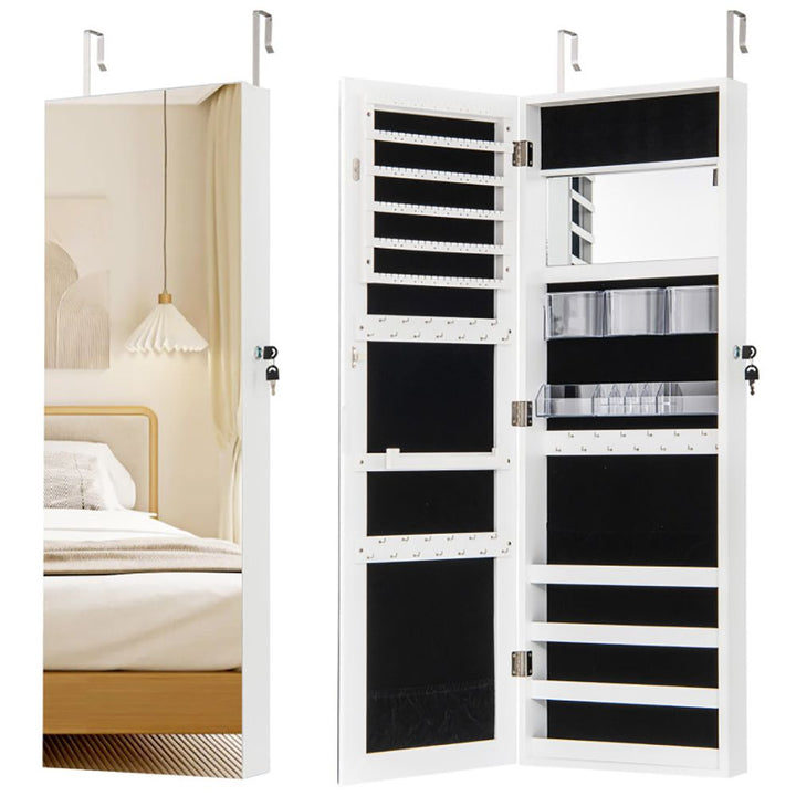  Mirror Jewelry Armoire