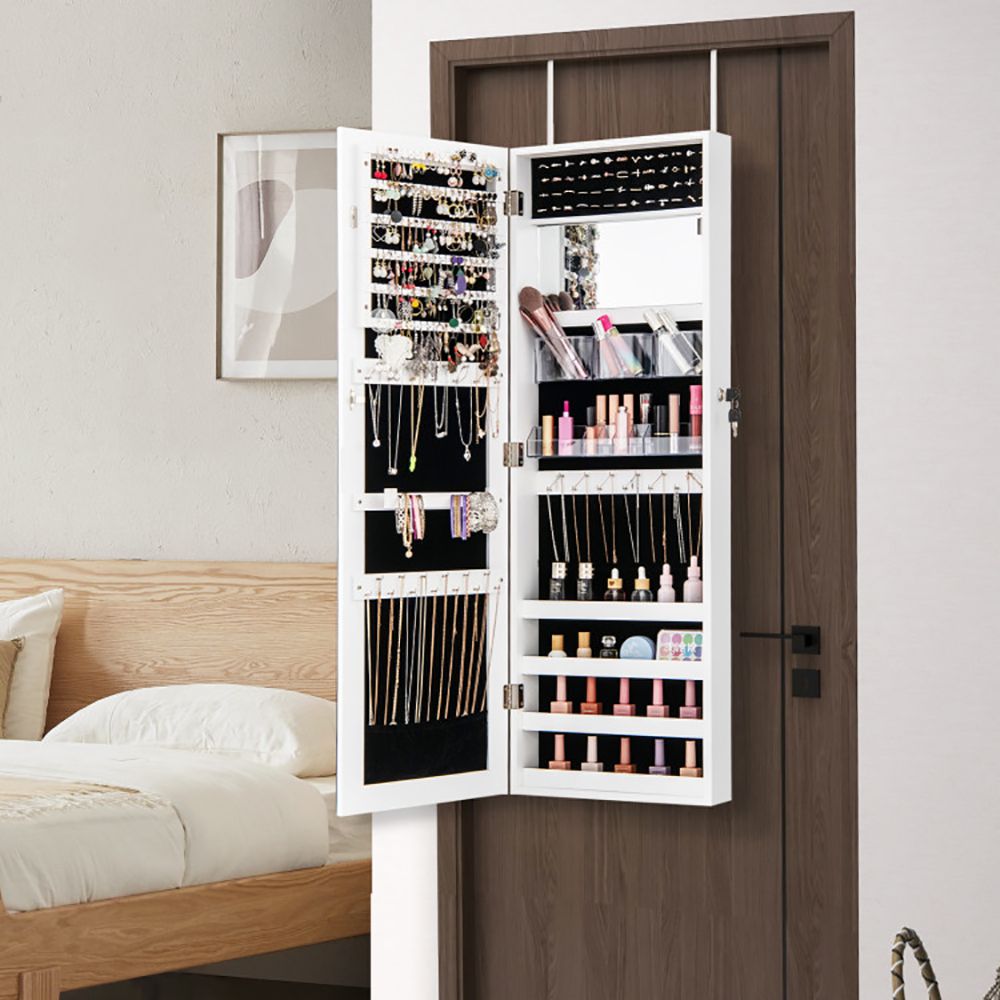  Mirror Jewelry Armoire