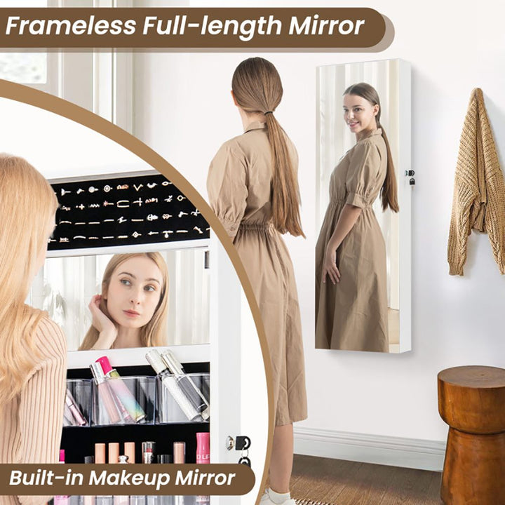  Mirror Jewelry Armoire