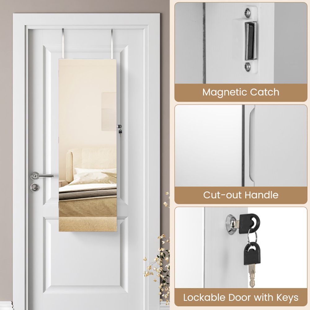  Mirror Jewelry Armoire