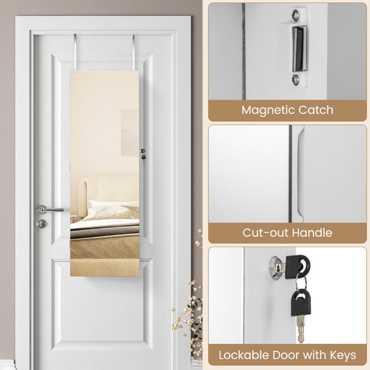  Mirror Jewelry Armoire