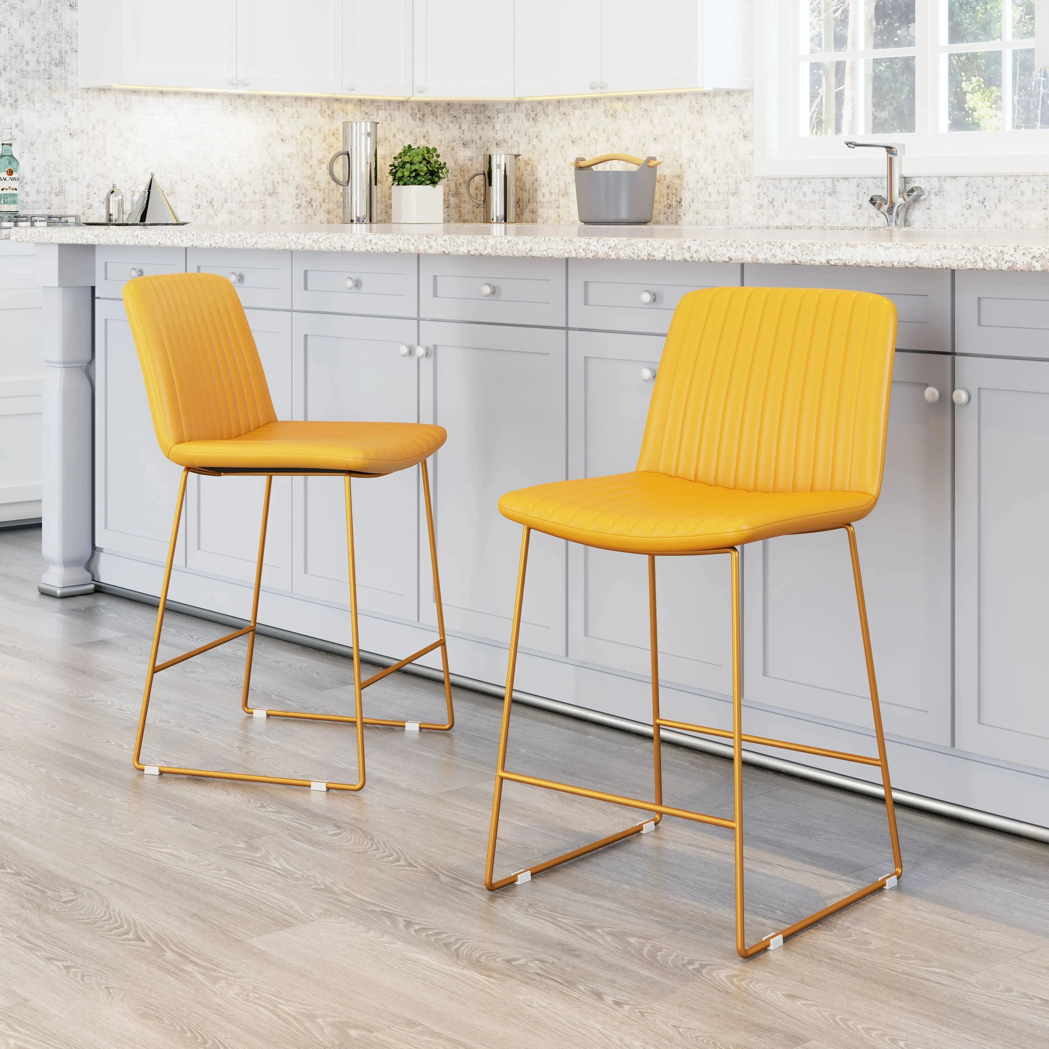 Mode Counter Stool Yellow
