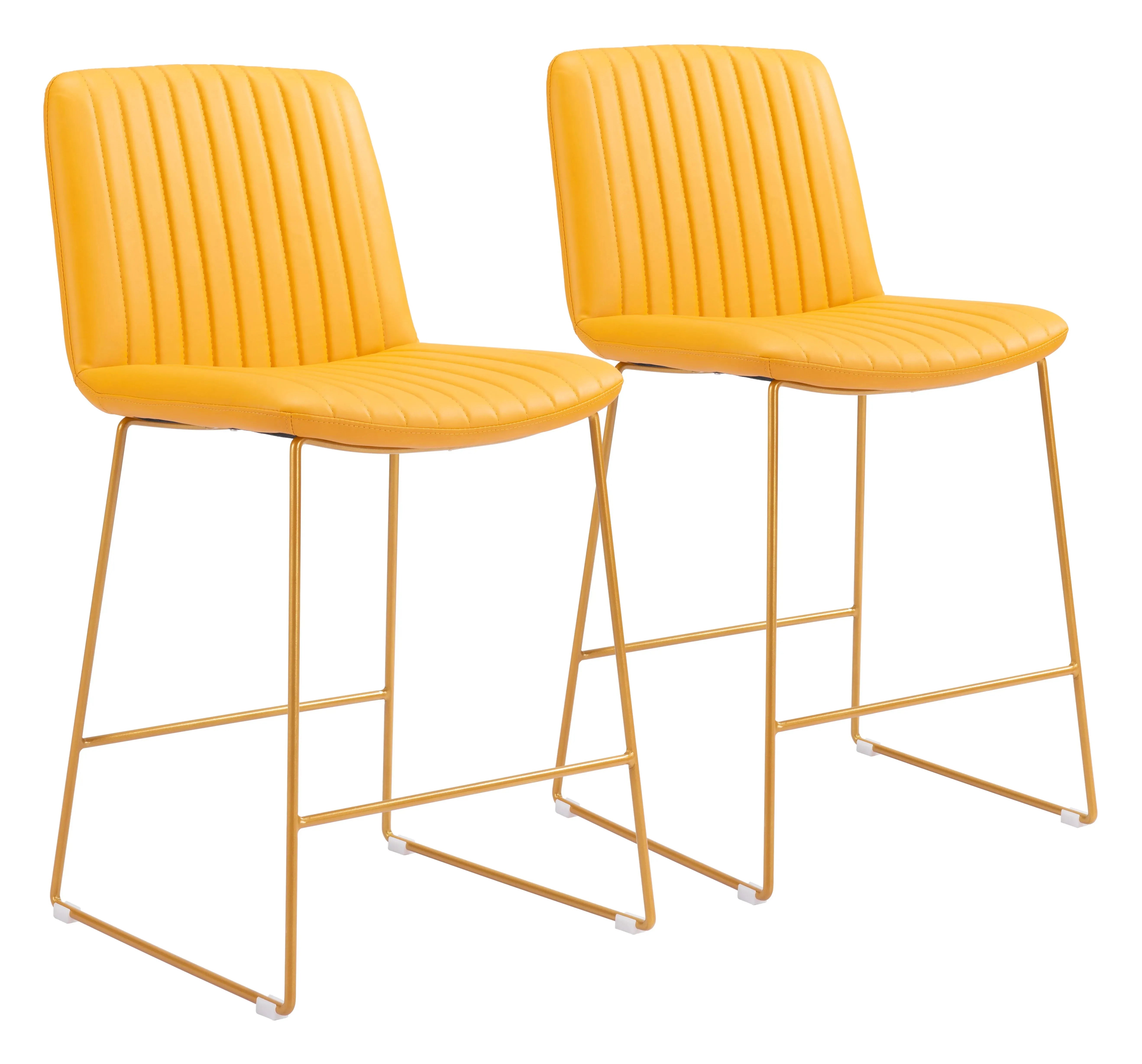 Mode Counter Stool Yellow
