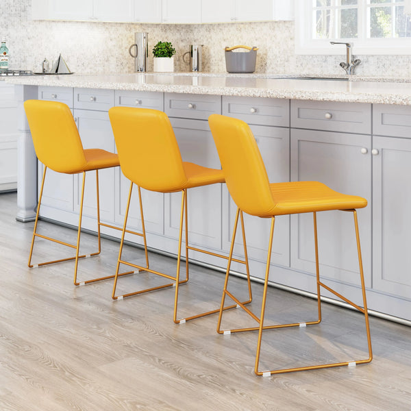 Mode Counter Stool Yellow