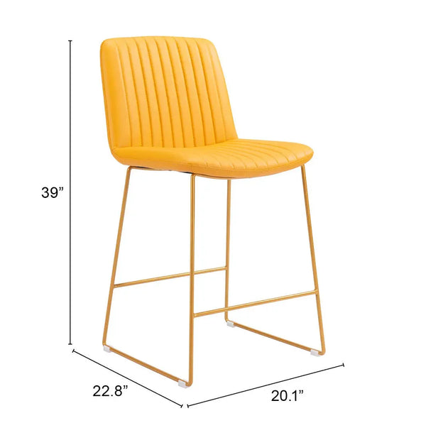 Mode Counter Stool Yellow