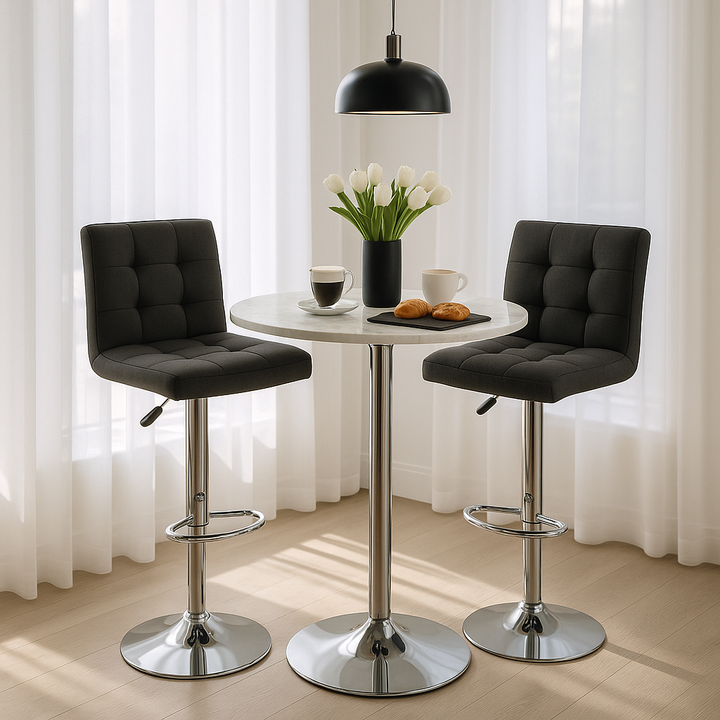Modern White Bar Chairs