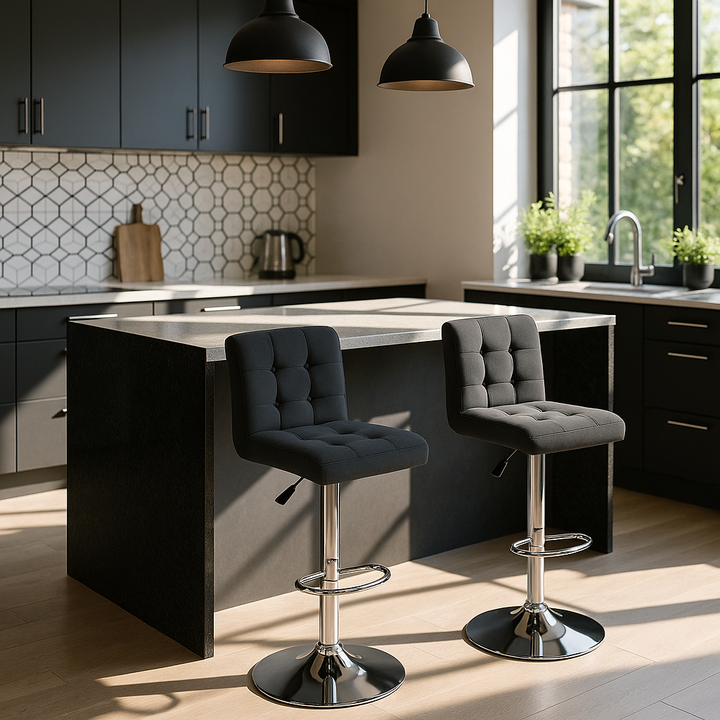 Modern White Bar Chairs