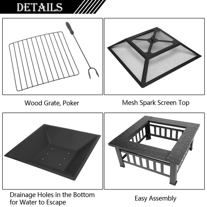 Multifunctional Iron Fire Pit