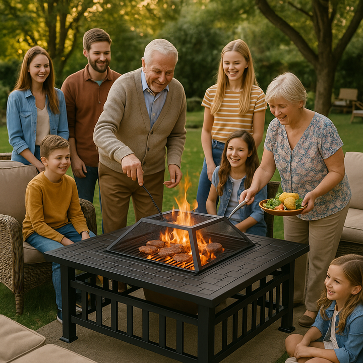 Multifunctional Iron Fire Pit