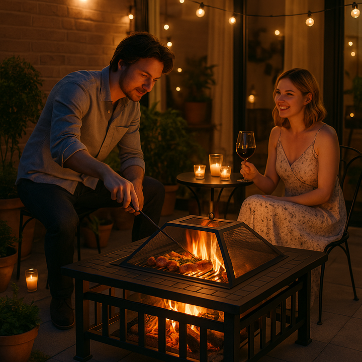 Multifunctional Iron Fire Pit