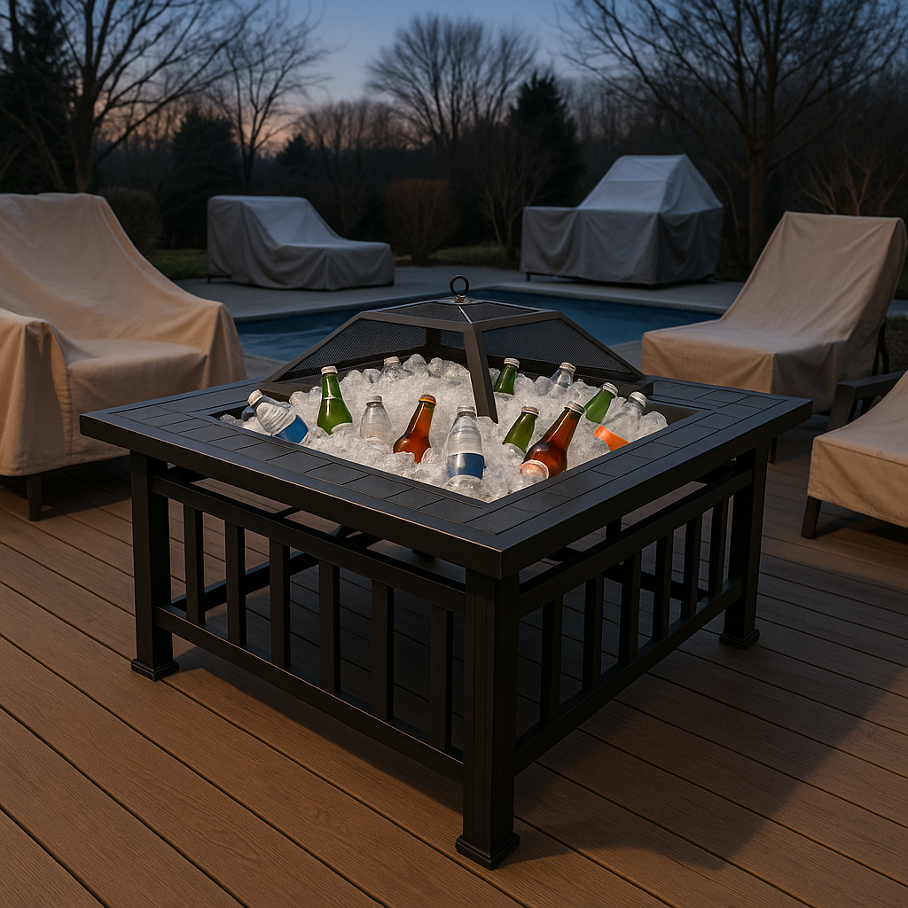 Multifunctional Iron Fire Pit