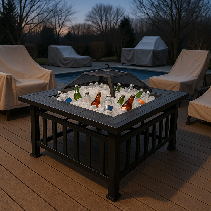 Multifunctional Iron Fire Pit