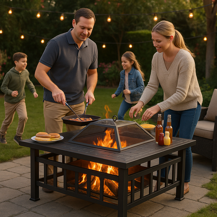 Multifunctional Iron Fire Pit