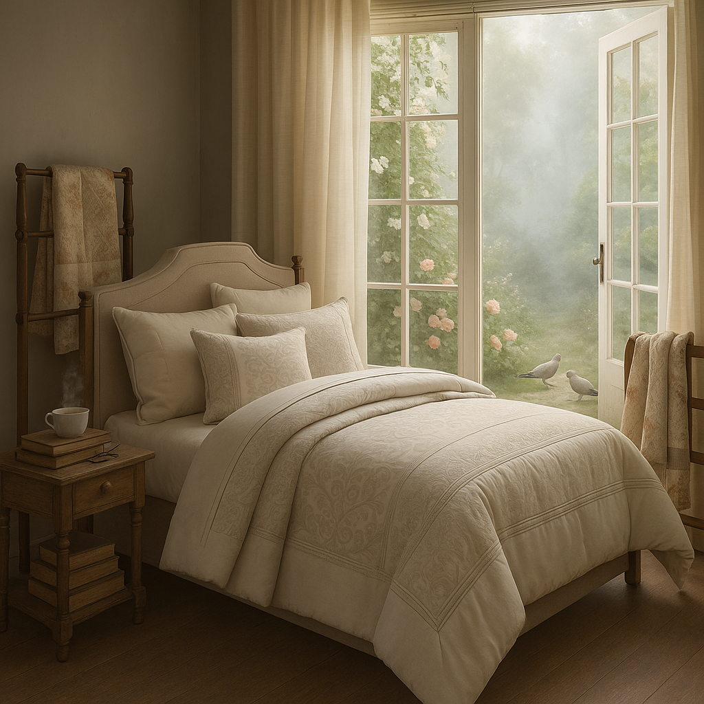 Neutral Quilted Bedding