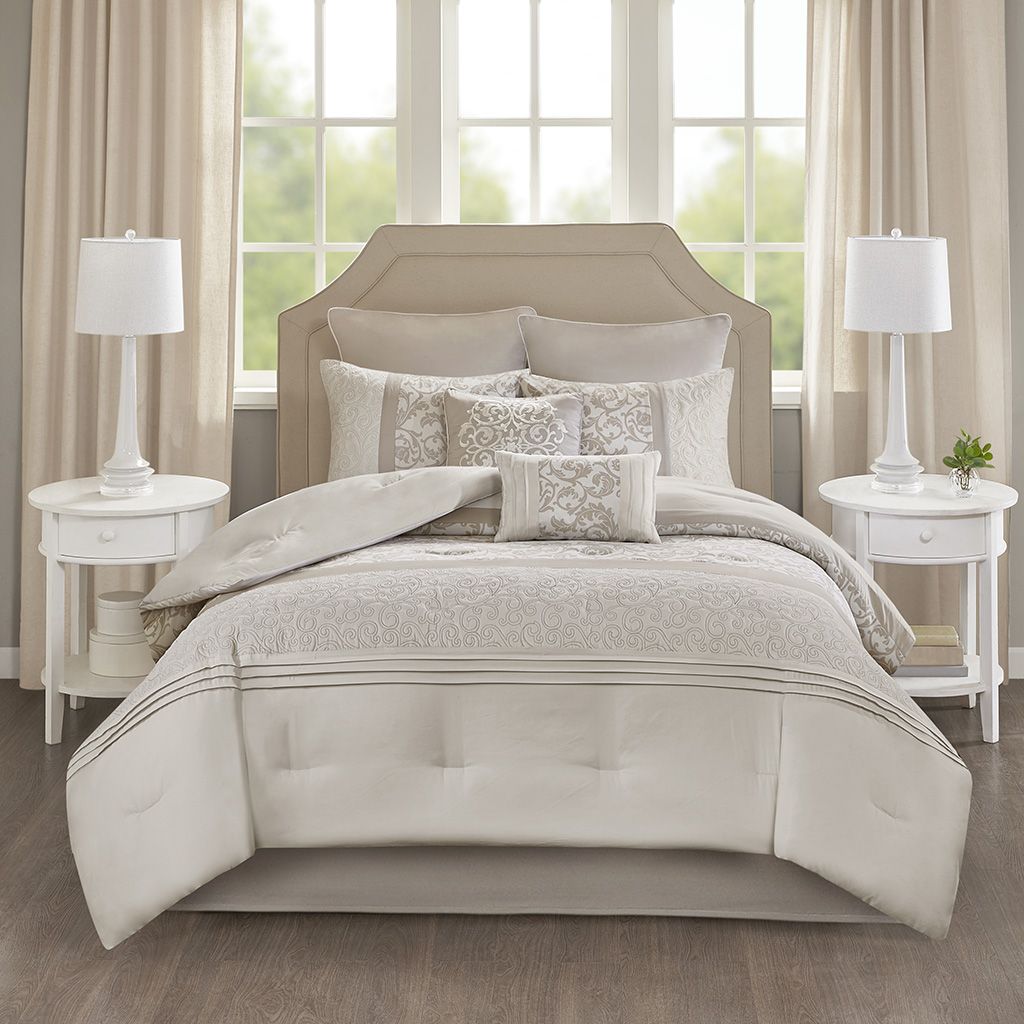 Neutral Quilted Bedding