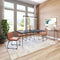 Nida Dining Table Black & Bronze – Modern Laminate Dining Table | Commercial Grade Construction | Trufairs