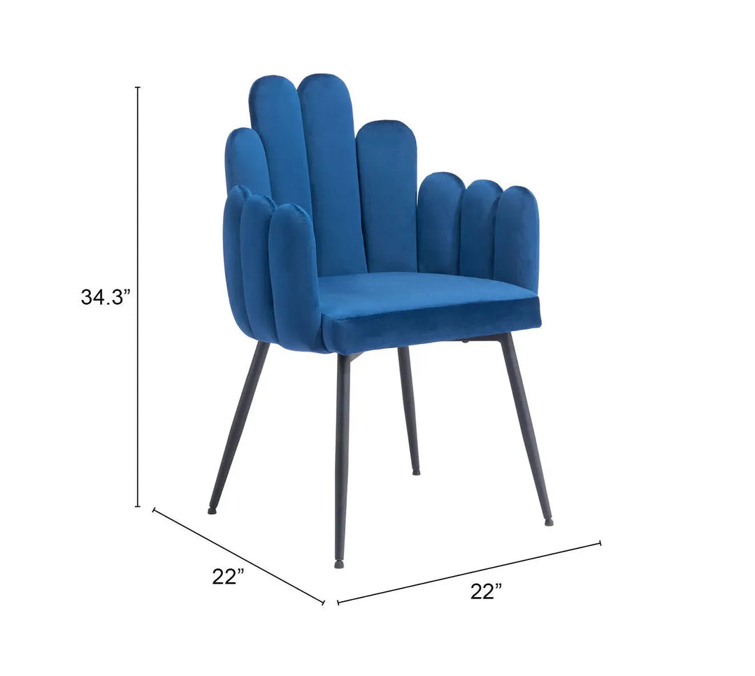 Noosa Dining Chair Navy Blue