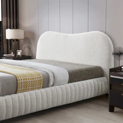 Norme Boucle Upholstered Bed