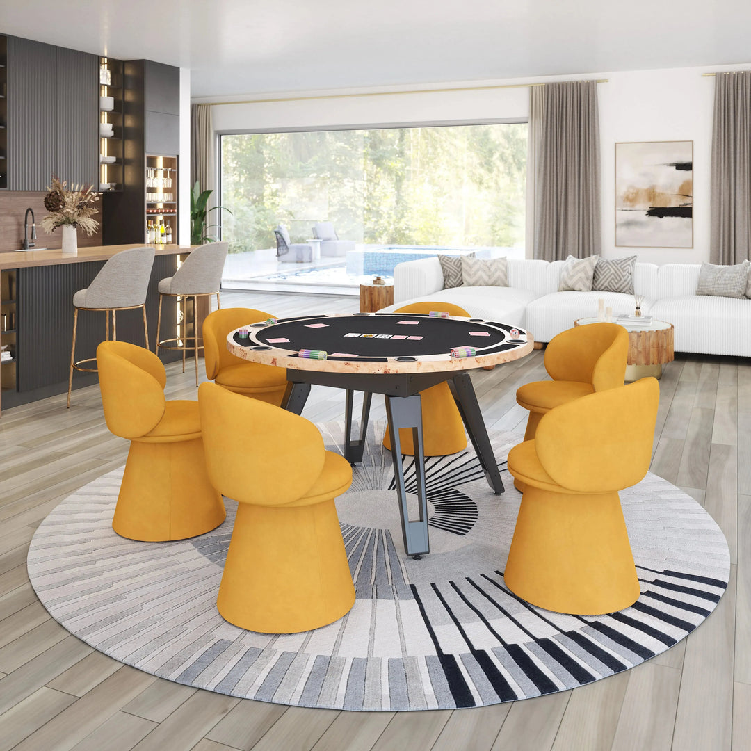 Oblic Swivel Dining Chair