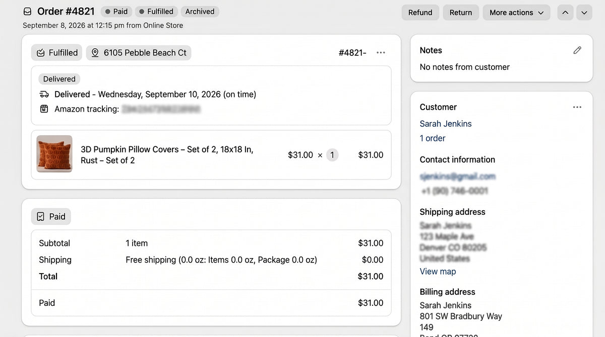 Pumpkin Pillow Covers Set of 2 | 3D Fall Decorative Covers customer review screenshot 4