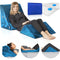 Popular 5pcs Orthopedic Bed Wedge Pillow Set, Post Surgery Memory Foam for Back, Leg & Knee Pain Relief, Sitting Pillow