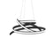 Oslo LED Adjustable Chandelier  Black