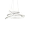Oslo LED Adjustable Chandelier  Silver