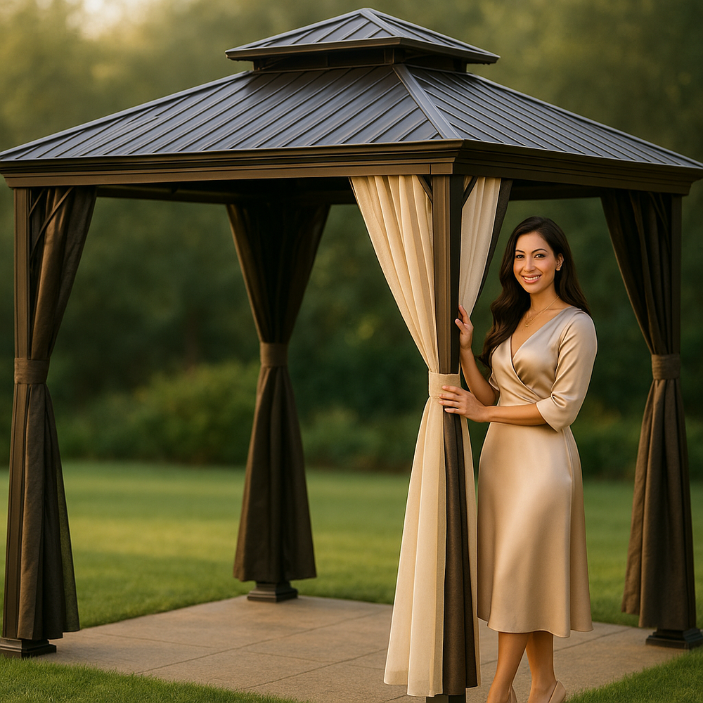 Outdoor Aluminum Frame Pavilion