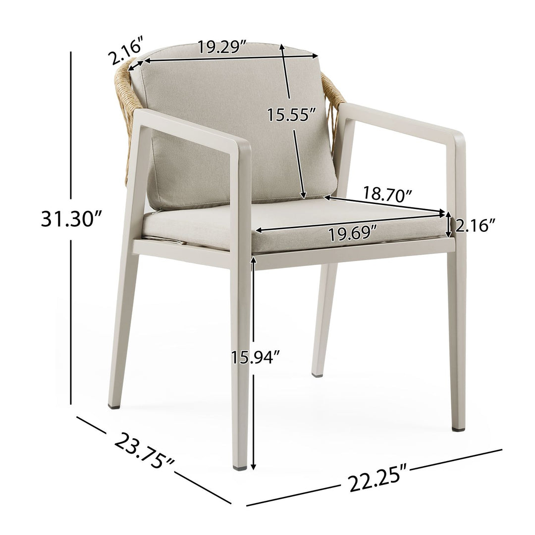  Outdoor Dining Chair Set