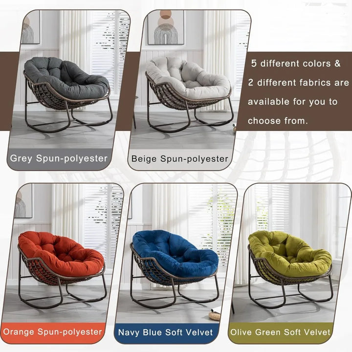 Outdoor Patio Rocking Chairs Set