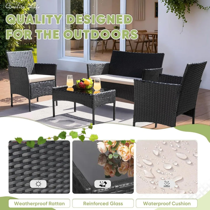 Outdoor Wicker Rattan Chairs