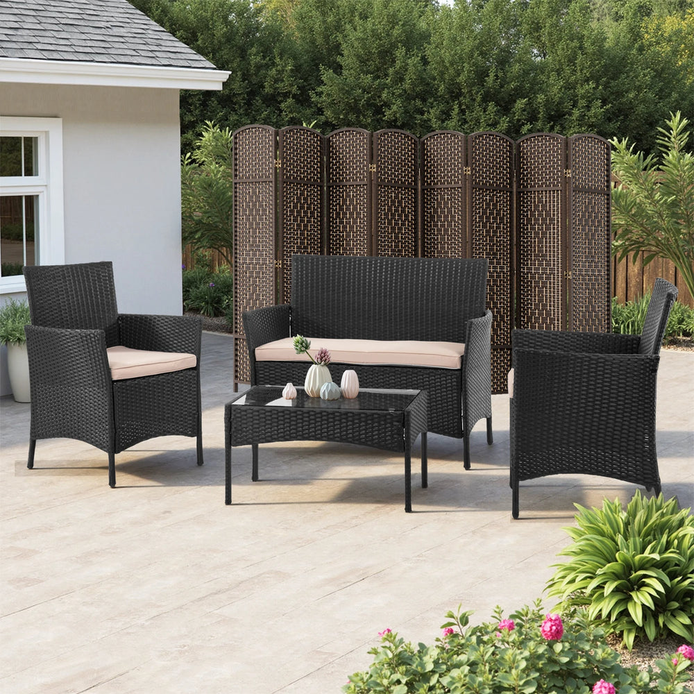 Outdoor Wicker Sofa
