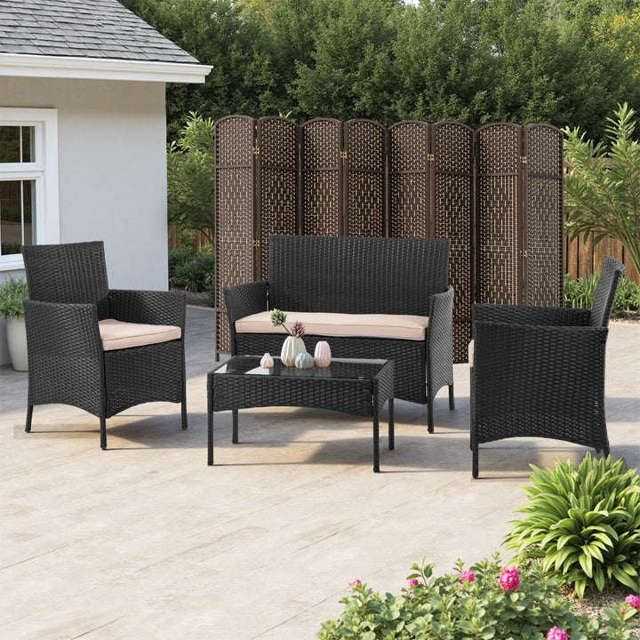 Outdoor Wicker Sofa