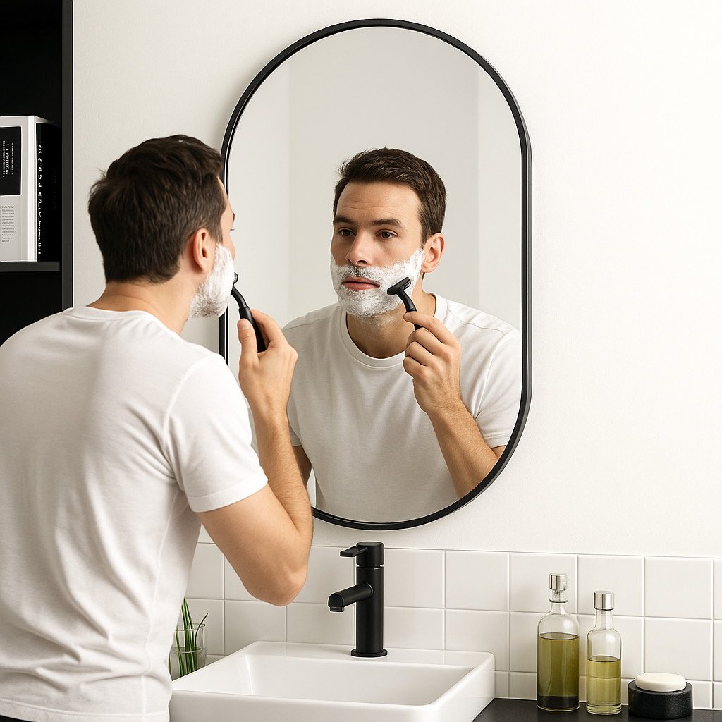 Oval Bathroom Mirror