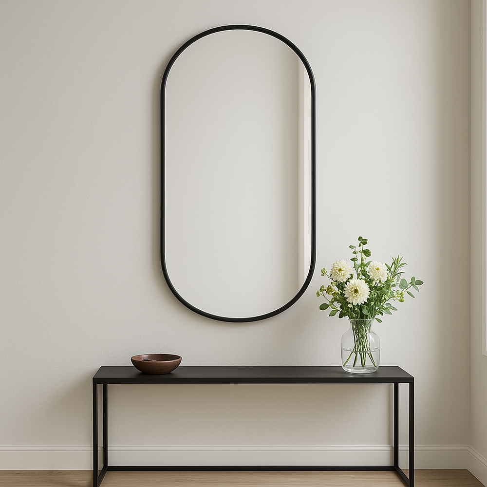 Oval Bathroom Mirror