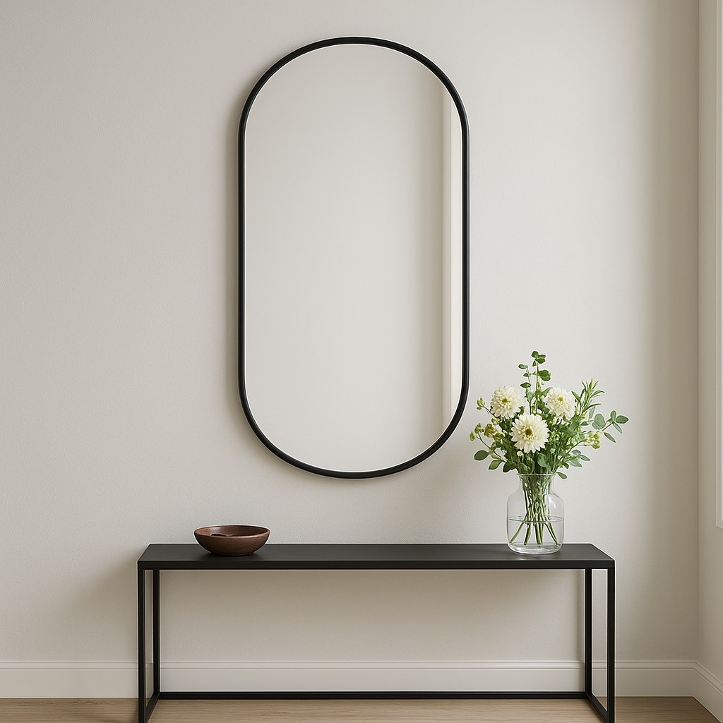 Oval Bathroom Mirror