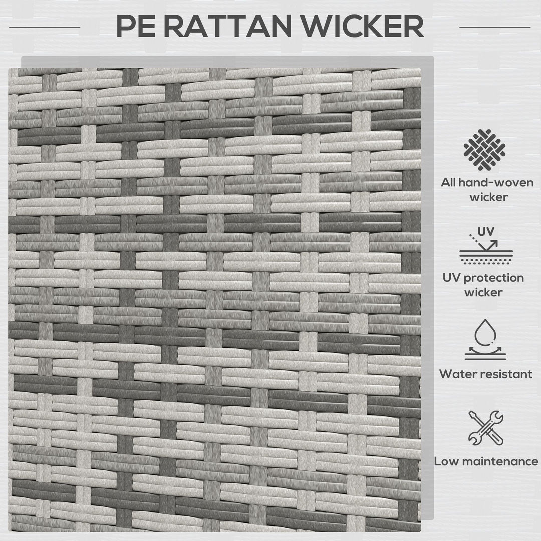 PE Rattan 3-Seat Sofa
