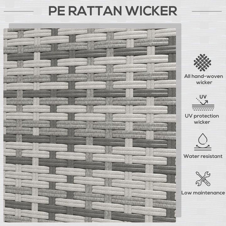PE Rattan 3-Seat Sofa