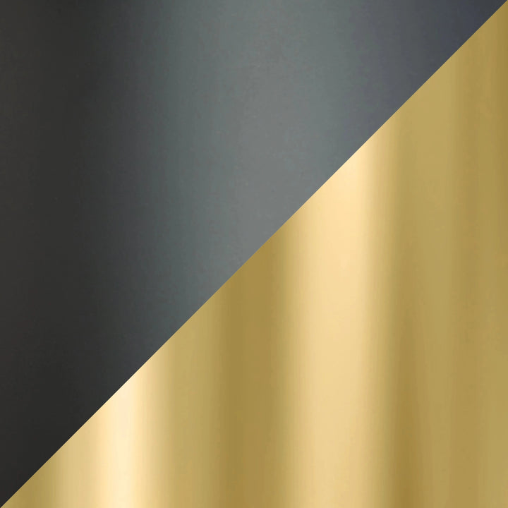 Particle Side Table Gold & Black
