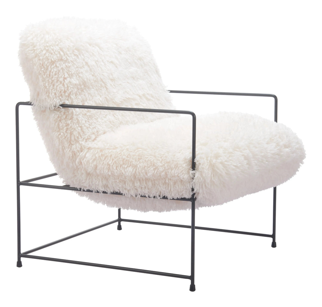 Pelut Accent Chair White