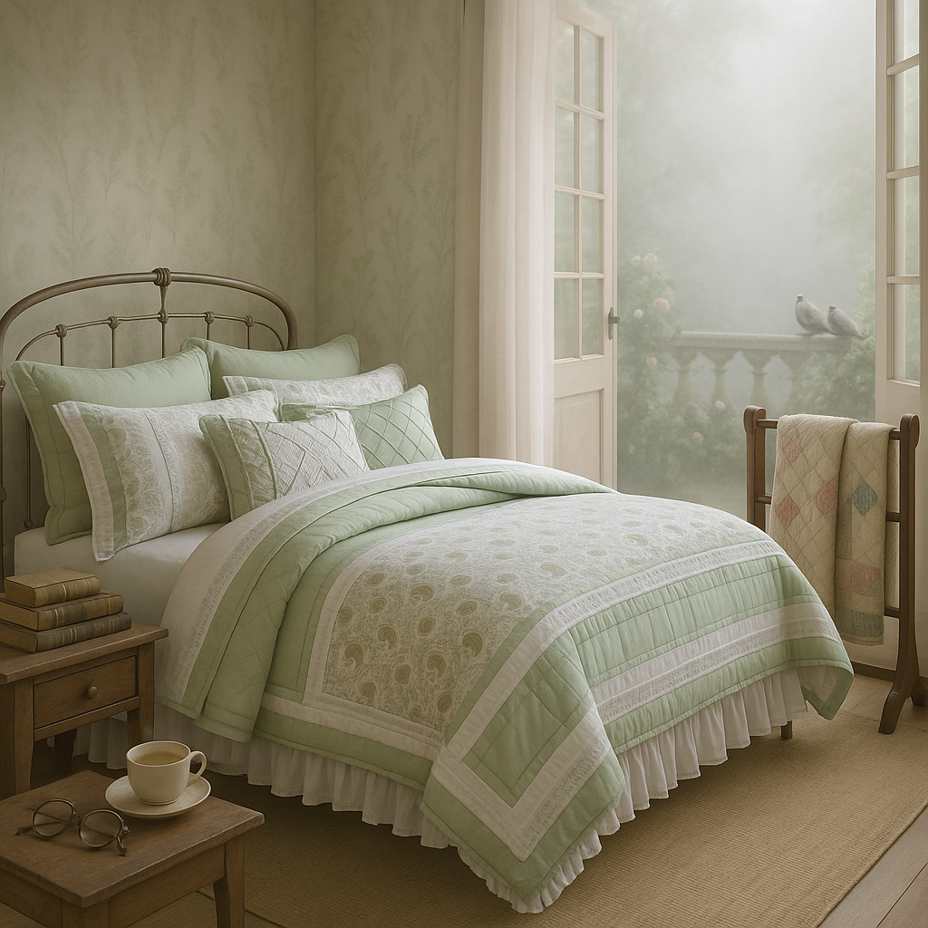 Piece Cotton Percale Comforter Set