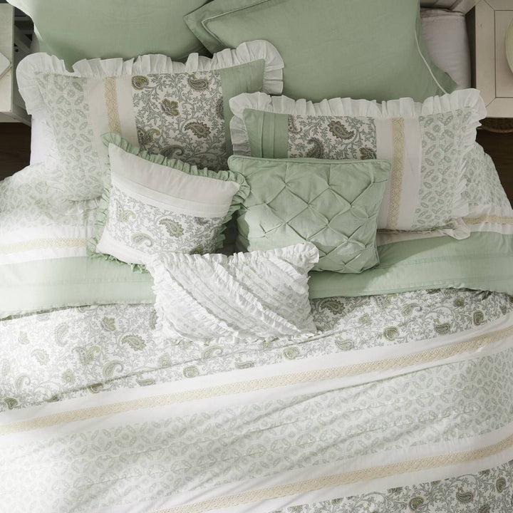 Piece Cotton Percale Comforter Set